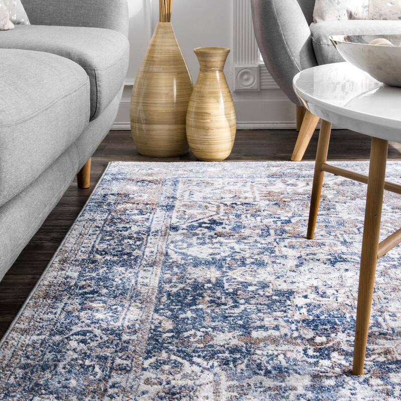 Nuloom Lilah Vintage Medallion Area Rug