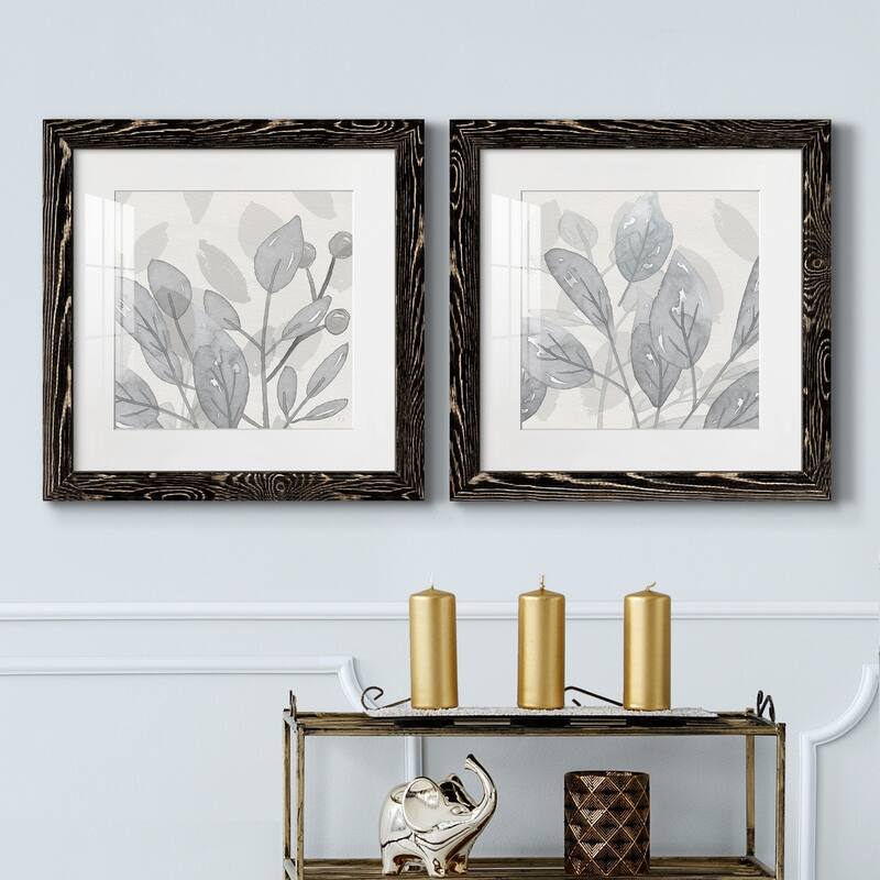 Shadow Leaves I-Premium Framed Print - Ready to Hang