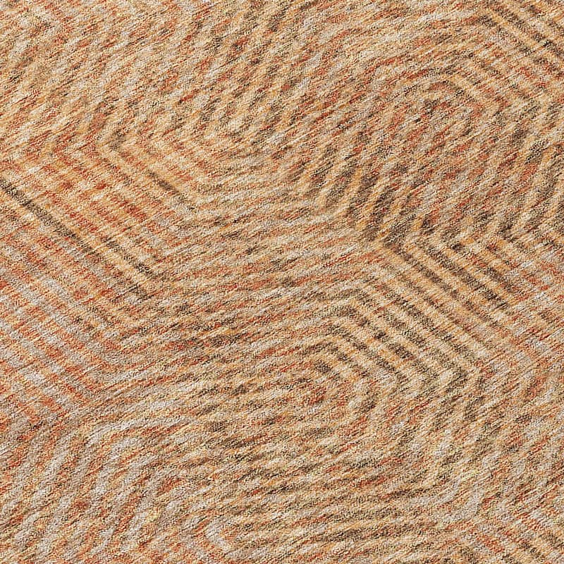 Machine Washable Indoor/ Outdoor Chantille Contemporary Maze Rug