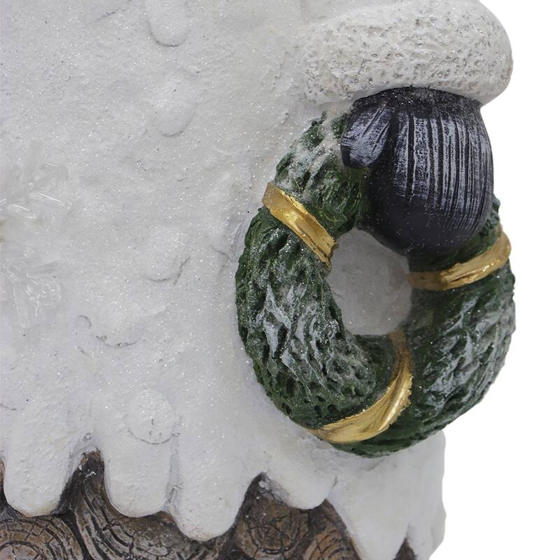 Christmas Snowman Resin Statue