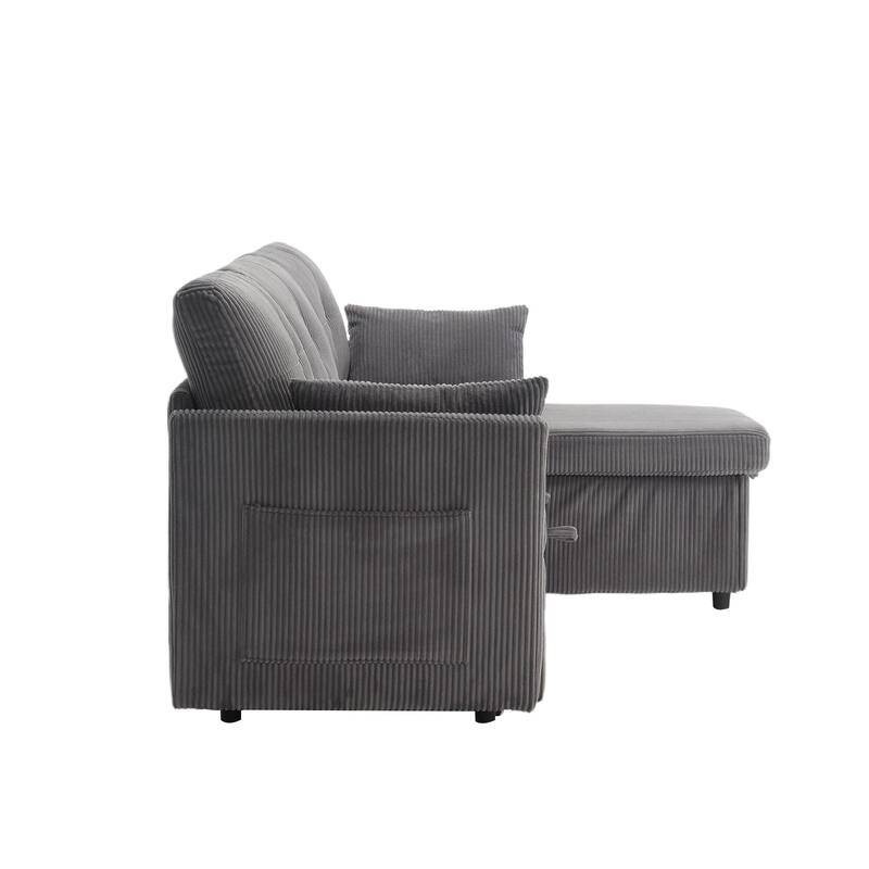 Modular Sectional Sofa L Shaped Modular Couch with Reversible Chaise