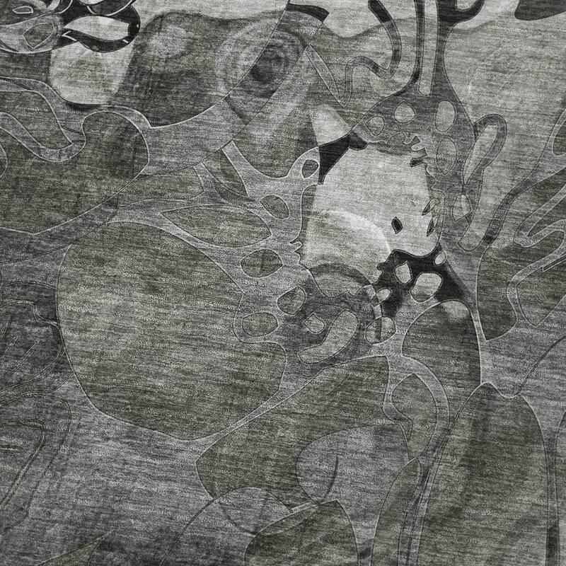 Premium Machine Washable Modern Floral Sherpa Throw Blanket