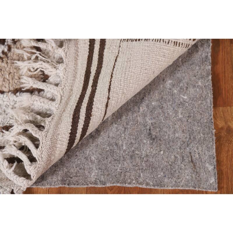 Tribal Anatolian Turkish Runner Rug Beige Wool Carpet - 3'4"x 12'3"