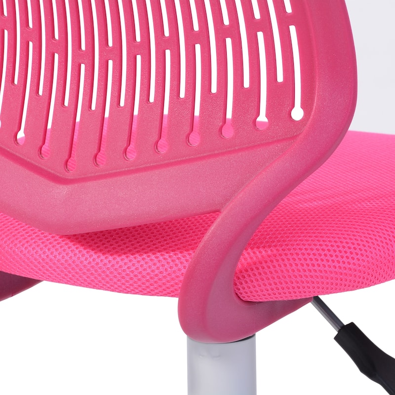 Homylin Teen Mesh Task Chair Swivel Height Adjustable for Students