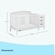 preview thumbnail 18 of 44, Graco Benton 4-in-1 Convertible Crib and Changer – GREENGUARD Gold Certified, Crib and Changing Table Combo