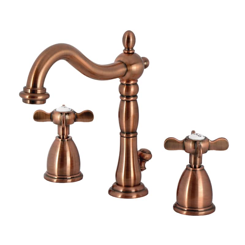 Kingston Brass KB197.BEX Essex 1.2 GPM Widespread Bathroom Faucet with - Antique Copper