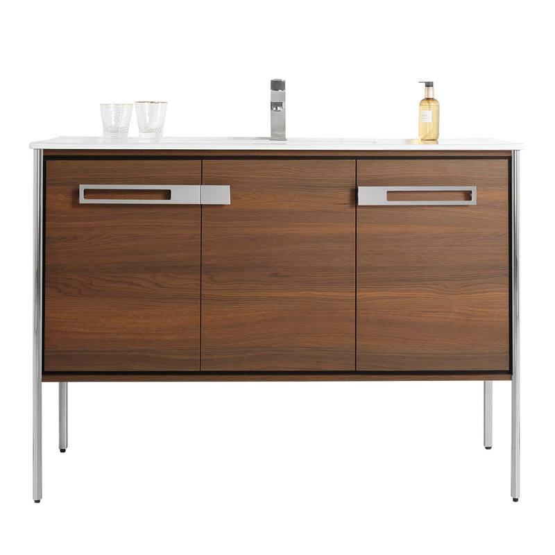 Fine Fixtures Oakville Bathroom Vanity with White Ceramic Sink