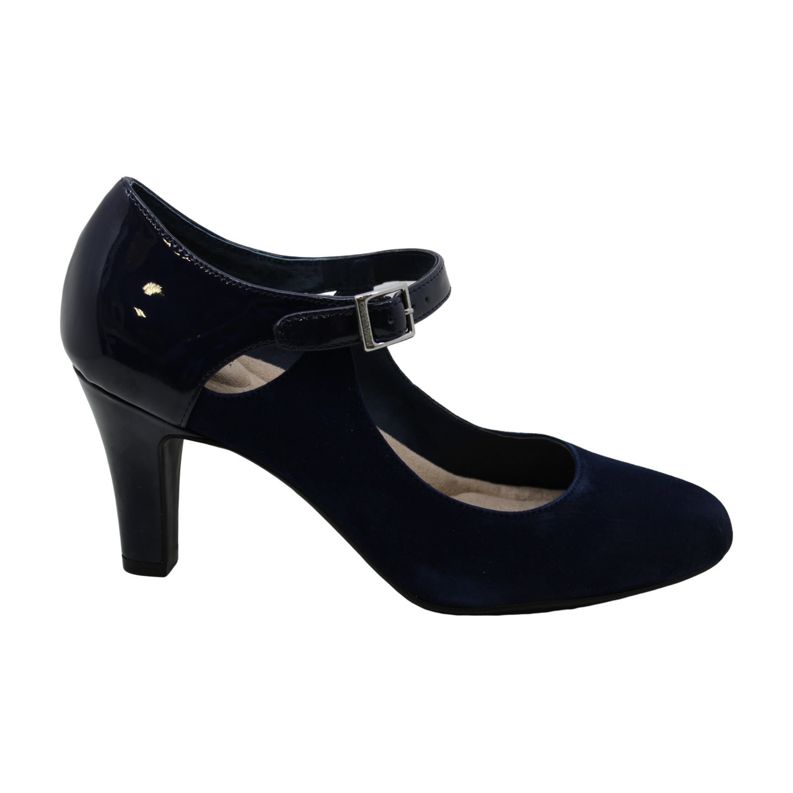 black mary jane heels with ankle strap