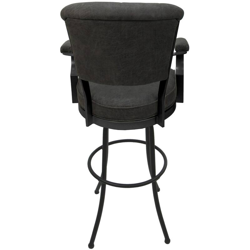 Miami Extra Tall 34" Spectator Metal Bar Stool on Noam Base - 34" Seat Height