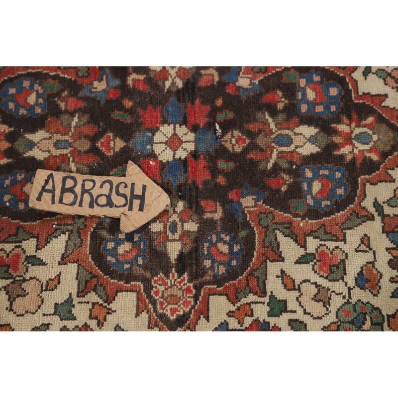 Bakhtiari Persian Antique Area Rug Handmade Wool Carpet - 6'11"x 10'0"