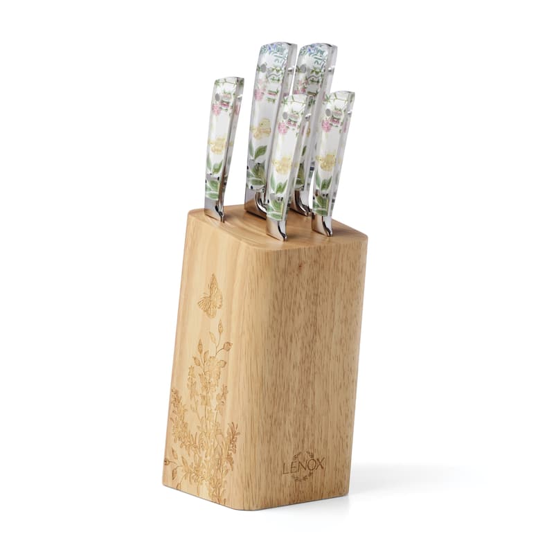 Lenox Butterfly Meadow Herbs 6-Piece Cutlery Block Set - 6-Piece Block Set