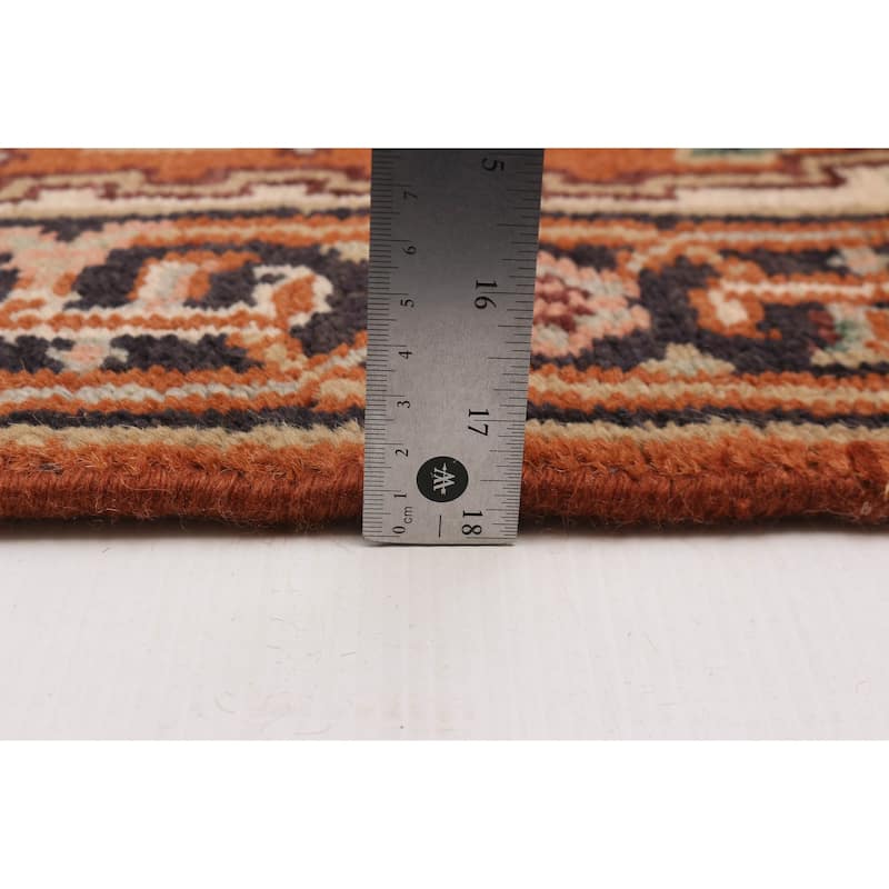 ECARPETGALLERY Hand-knotted Serapi Heritage Copper Wool Rug - 2'6 x 11'11