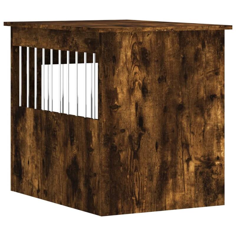 vidaXL Dog Crate with Door Doghouse Puppy Kennel Peg Cage Engineered Wood