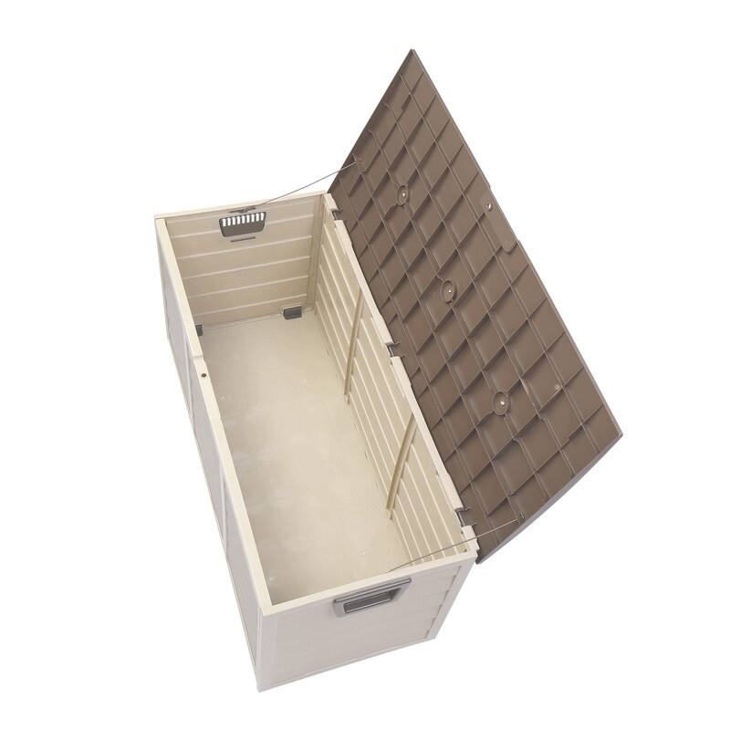 75gal Outdoor Garden Plastic Storage Deck Box