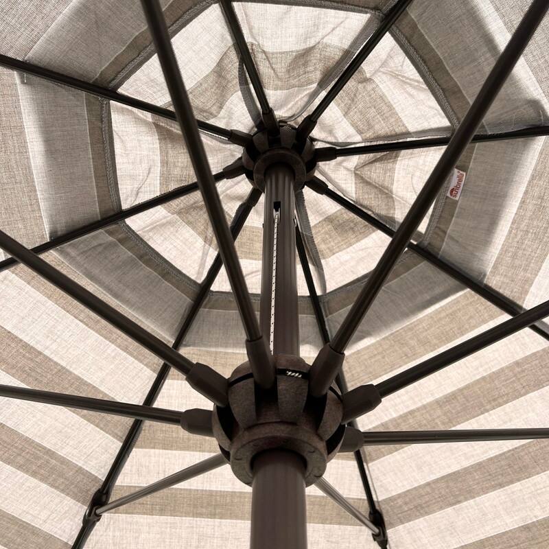 Tropishade 9' Market Umbrella with Sunbrella 40564-01 Range Dune