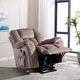 preview thumbnail 17 of 22, Oversized Power Assist Lift Recliner Chair With Massage and Heating with 2 Concealed Cup Holders for Elderly