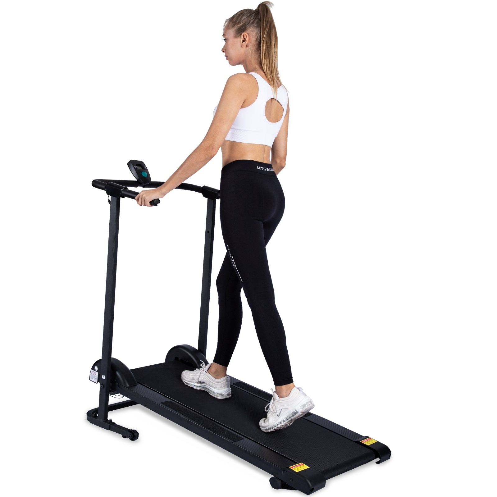 Gymax folding sales treadmill manual