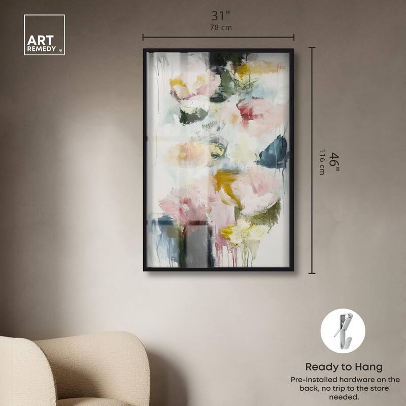 Dripping Colors I Shadowbox by Art Remedy