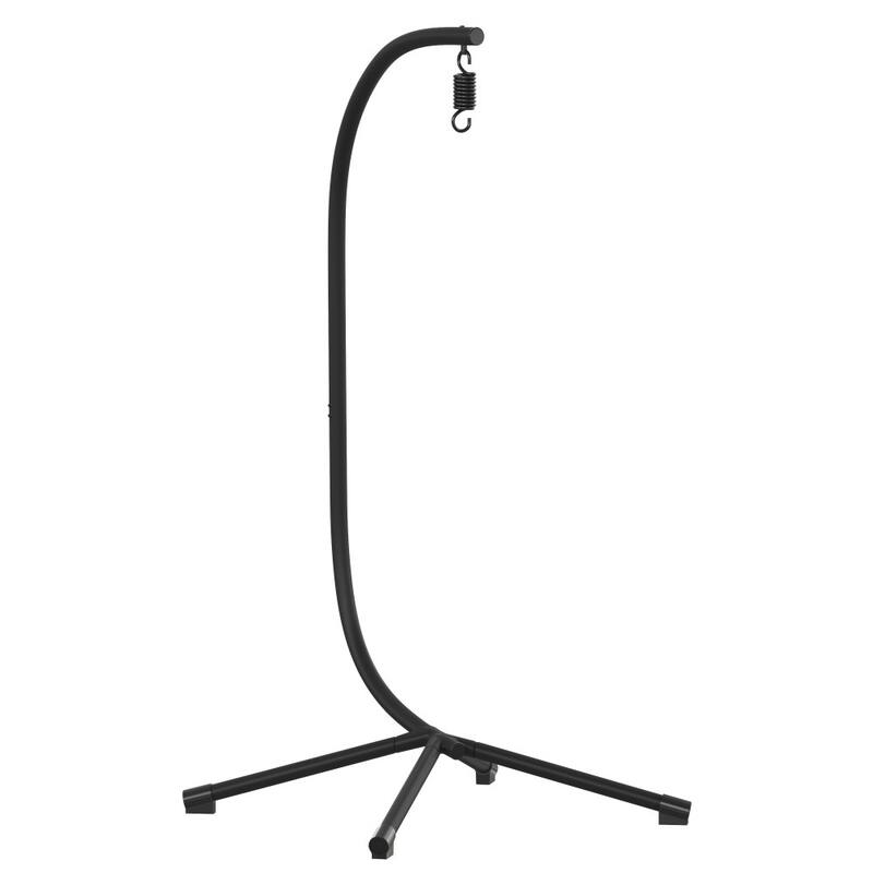 Commercial All-Weather Steel Hanging Chair C Stand with Included Hardware