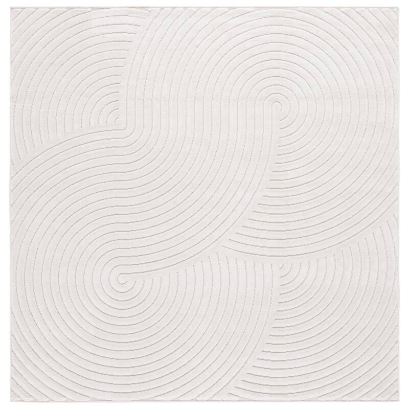 SAFAVIEH Selena Delphine Modern & Contemporary Rug - 8' Square - Ivory