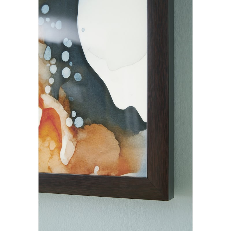 Signature Design by Ashley Foxenburg White/Blue Wall Art