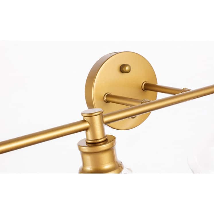 Gwyneth 4-light Clear Glass Wall Sconce