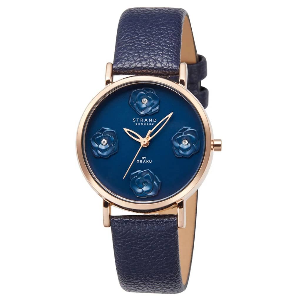 Obaku Women's Petal Blue Dial Watch - S733LXVLVL - One Size