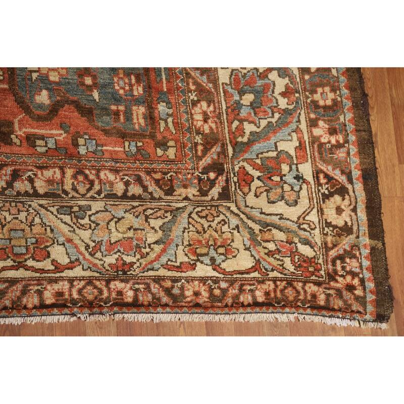 Vegetable Dye Bakhtiari Persian Rug Handmade Wool Carpet - 10'7" x 17'7"