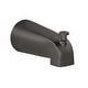 preview thumbnail 11 of 9, Miseno Slip-Fit Tub Spout with Integrated Shower Diverter Flat Black