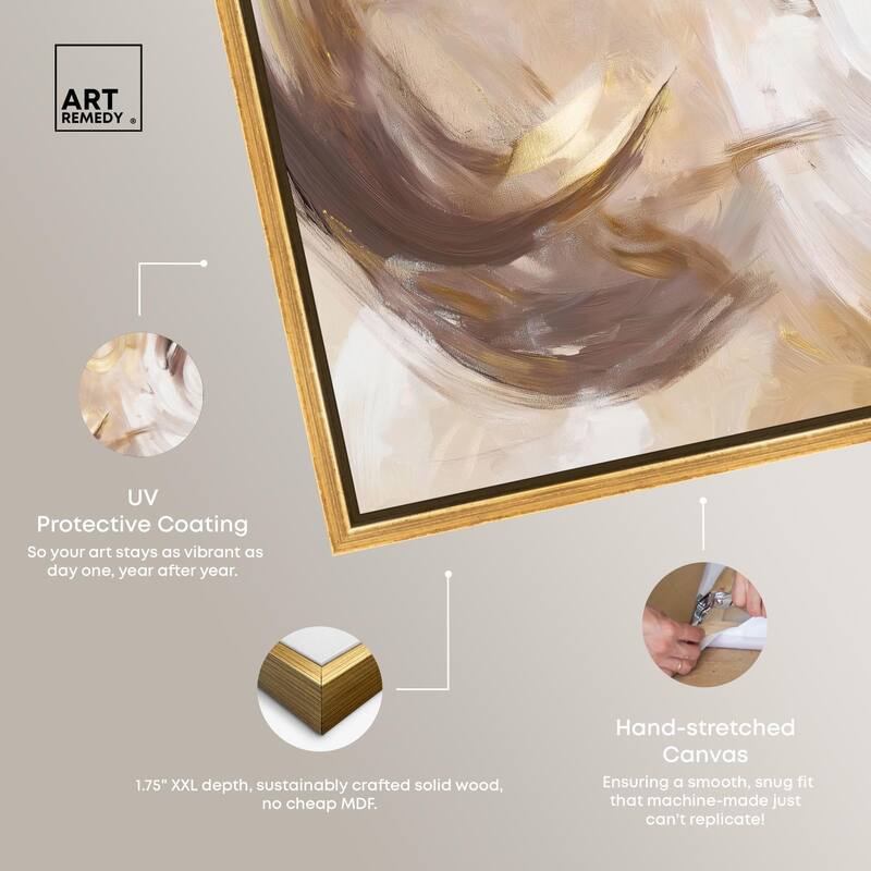 Dreamy Swirls II Canvas by Art Remedy
