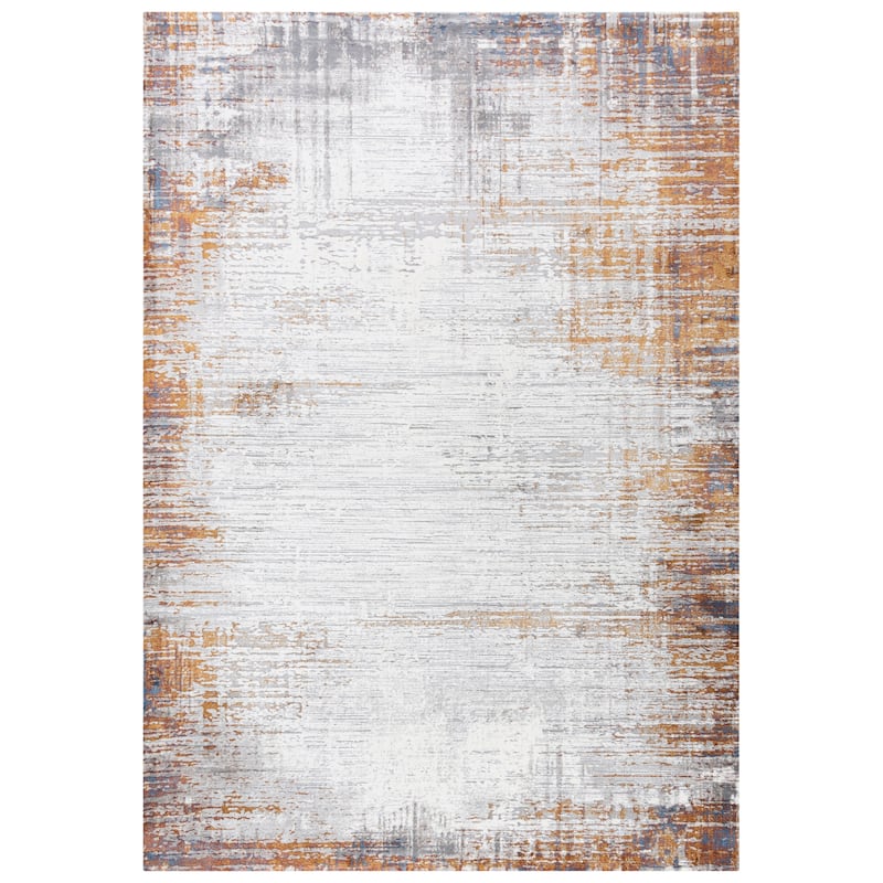 Alora Decor Opal Ivory and White Multi-colored Abstract Rug - 8'8" x 11'9"