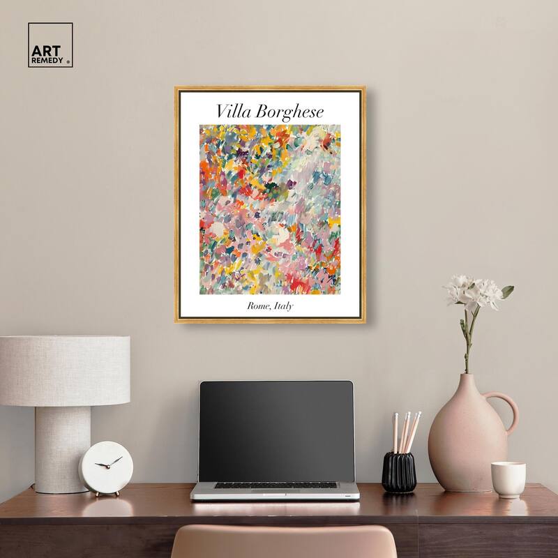 Villa Borghese Canvas by Art Remedy