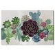 preview thumbnail 2 of 5, Wynwood Studio Canvas Floral and Botanical Rustic Garden Green and Dark Purple Rustic Wall Art Canvas Print