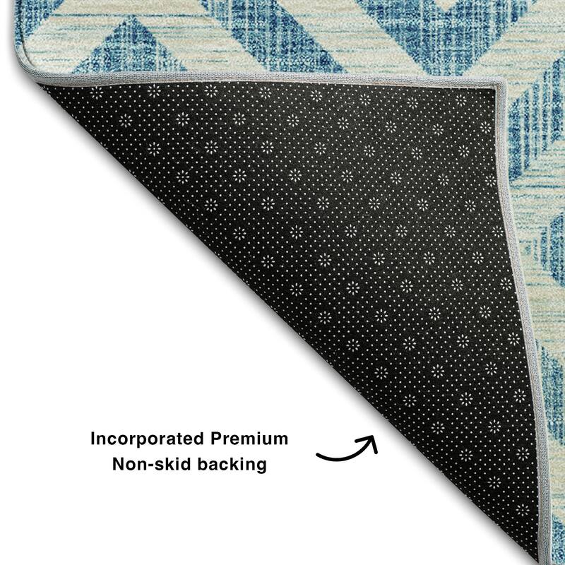 Premium Washable Super Soft Modern Geo Mayfield Rug