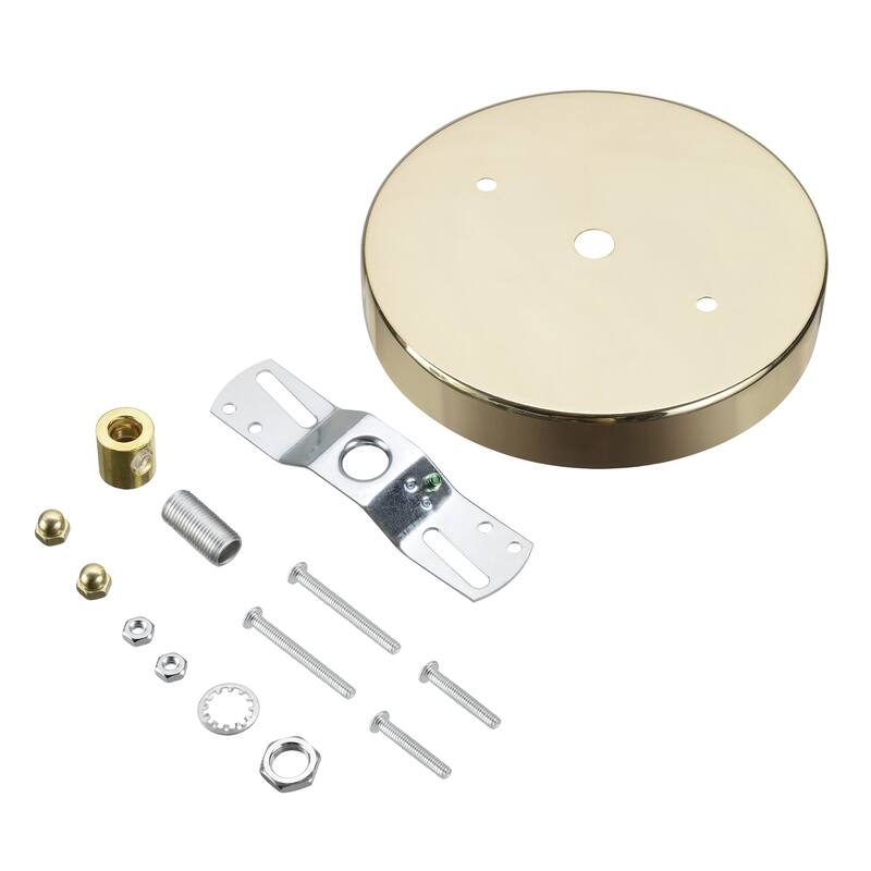 Aspen Creative Canopy Kit Chandelier & Light Fixture Accessories, Brass - Brass