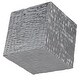 preview thumbnail 2 of 3, Uttermost Jessamine Silver Wall Cube