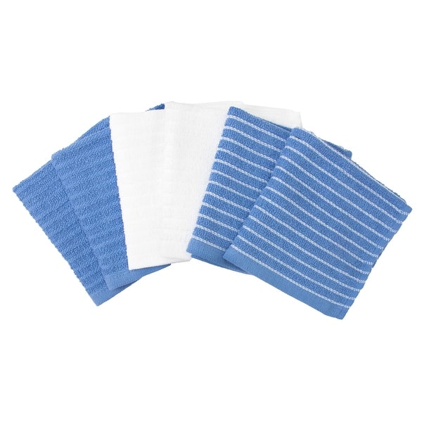 RITZ Cotton Terry Horizontal Stripe Bar Mop Dish Cloths (Set of 6) - Bed  Bath & Beyond - 34427929