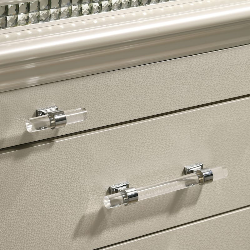 Xian Contemporary 56-inch Wide 8-Drawer Solid Wood Dresser by Furniture of America