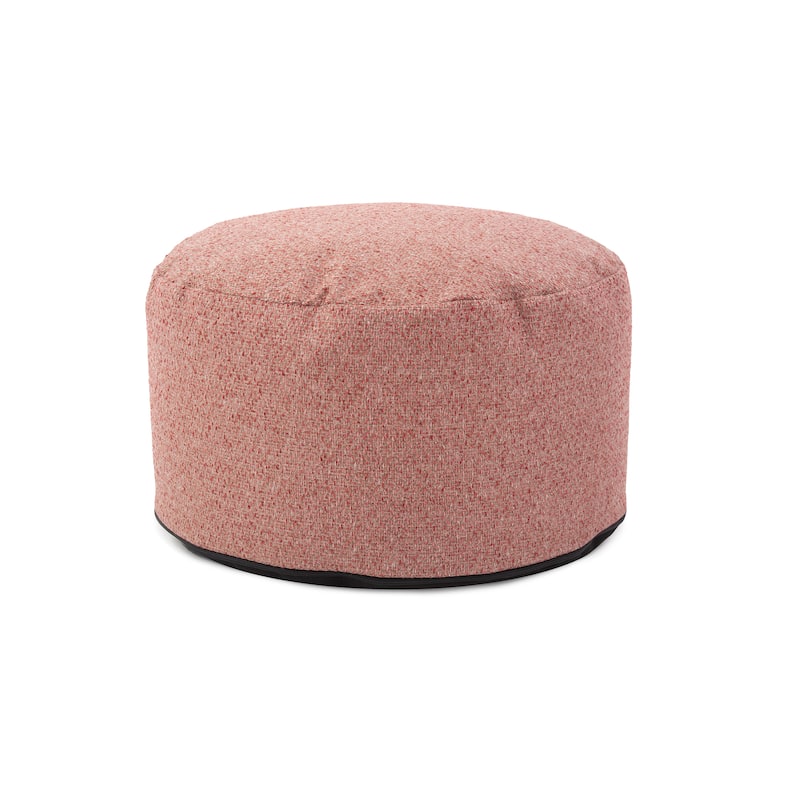 Allan Andrews Round Foot Pouf Panama Rose