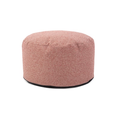 Allan Andrews Round Foot Pouf Panama Rose
