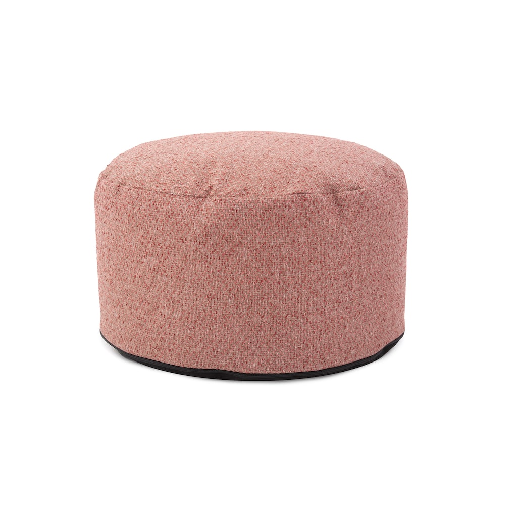 Allan Andrews Round Foot Pouf Panama Rose