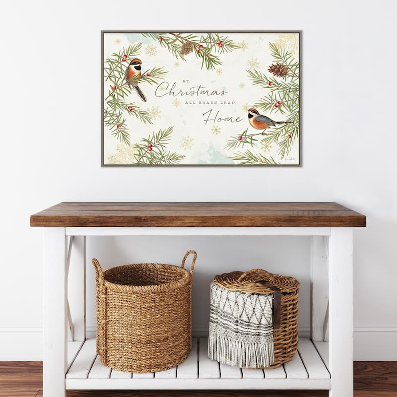 Christmas Tradition I by Katie Pertiet Framed Canvas Wall Art