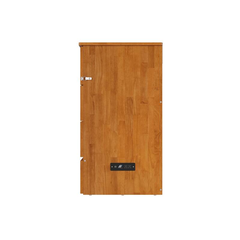 Murphy Bed Chest with Mattress & USB Ports - Twin XL, Full Sizes - Space Saving Furniture