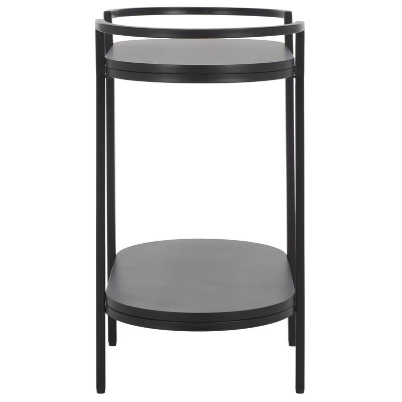 SAFAVIEH Home Inessa 2 Tier Bar Cart - 26"W x 14"D x 26"H