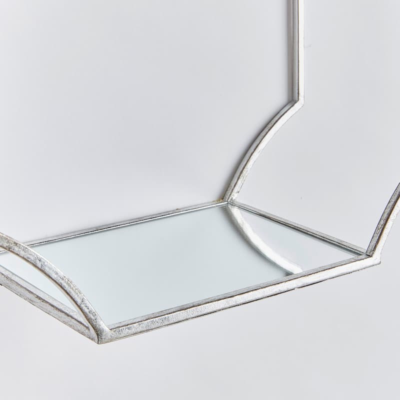 Hudson Mirrored Wall Shelves, Set Of 3