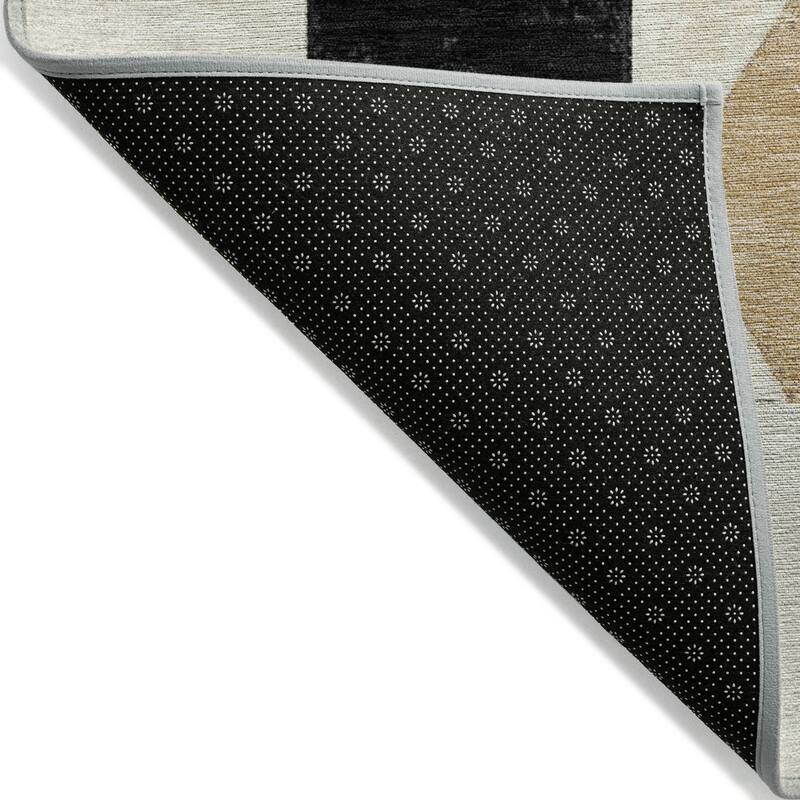 Machine Washable Indoor/Outdoor Casual Contemporary Chantille Rug