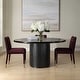 preview thumbnail 2 of 3, Uttermost Hersch Round Black Dining Table - 60"W x 60"D x 30.5"H