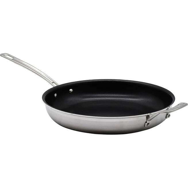 Cuisinart 15 Piece Cookware Set, MultiClad Pro Triple Ply, Silver