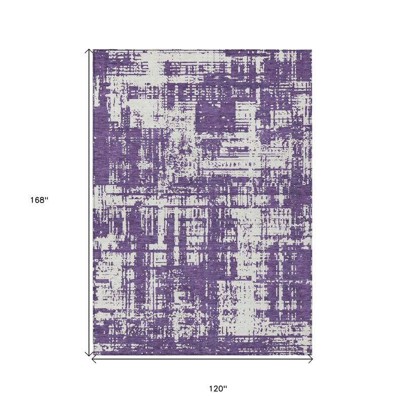 HomeRoots Abstract Transitional Rectangle Outdoor Rug