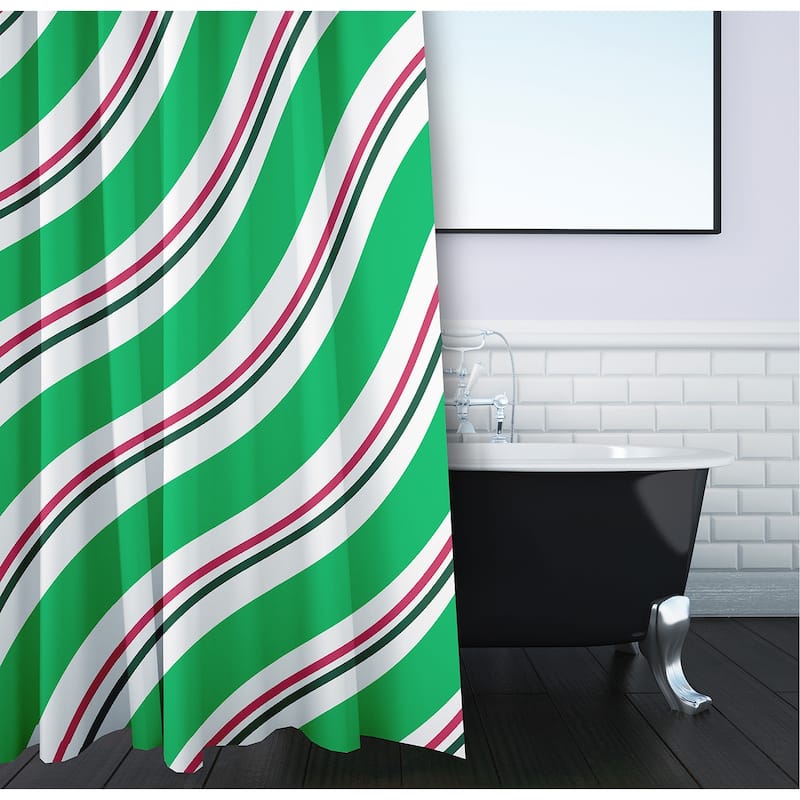 Candy Stripes Shower Curtain